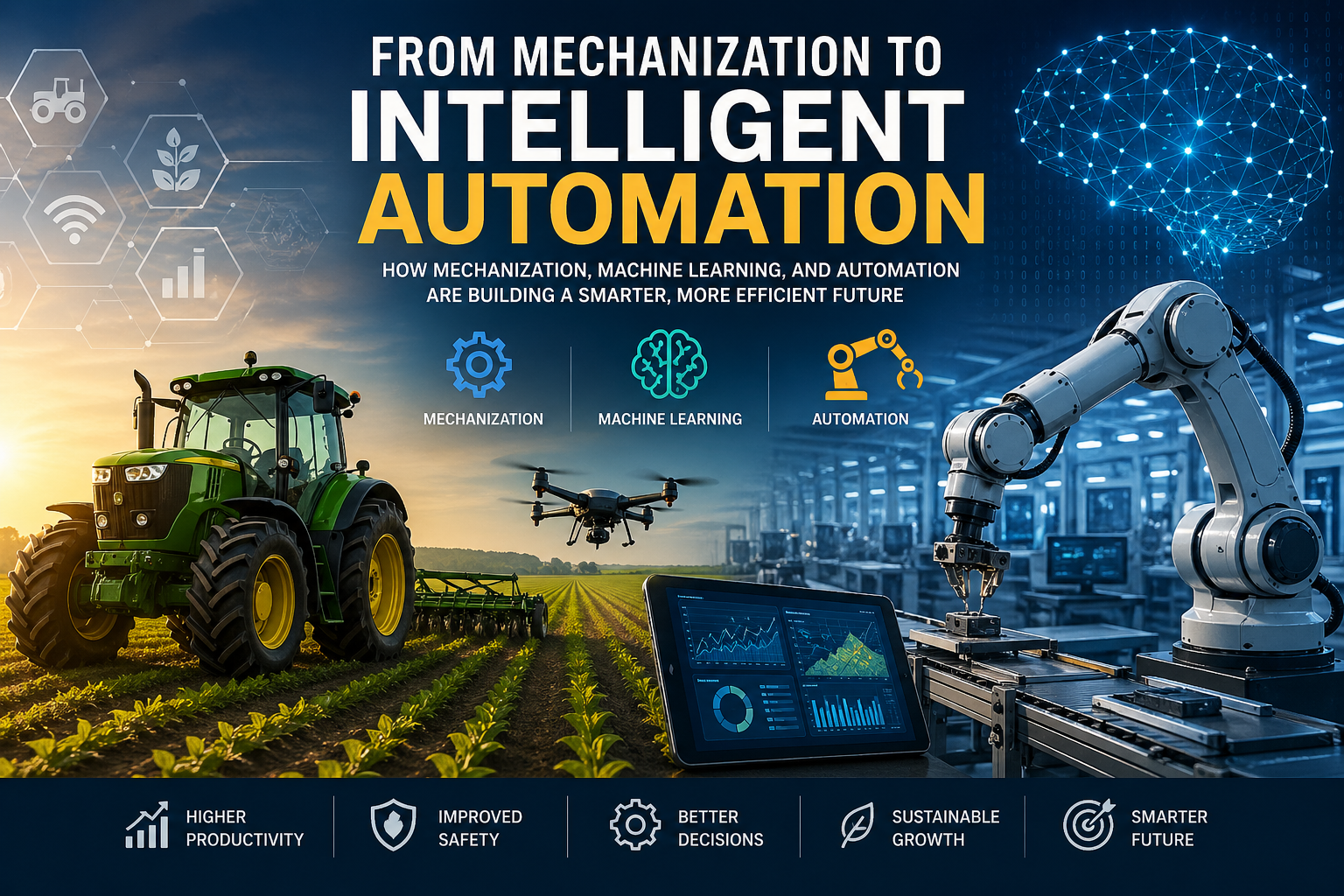 The Future of Work: Mechanization, Machine Learning, and Automation
